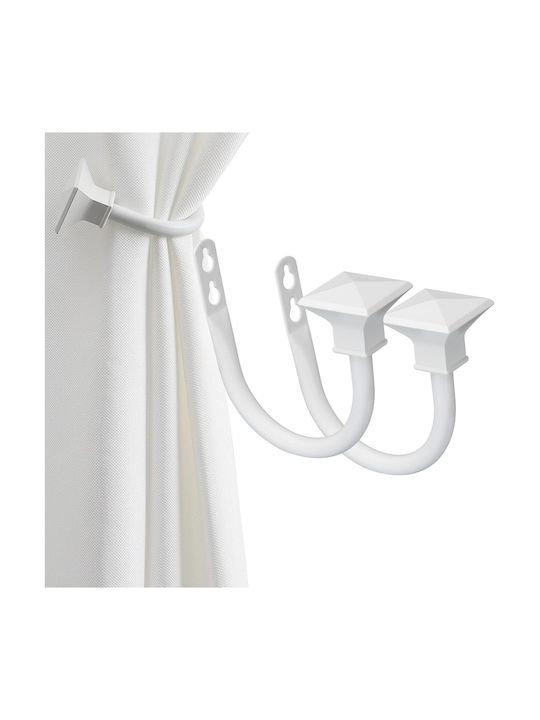 Holdback Hook White 2pcs