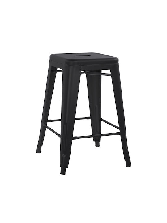 Scaun Metalic Bar Pentru Exterior Negru Mat 43x...