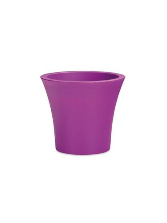 Atmosphera City Selbstbewässernd Topf Kunststoff Violet 25x25x22cm.