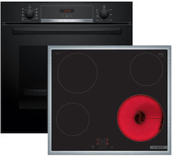 Bosch Deasupra Blatului cu Plite Ceramice HBA514BB3 + PKE645BA2E HBA514BB3
