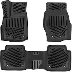 3D Rubber TPE Tray Mats Jeep Grand Cherokee WL 2021 Rizline 4 Pieces Black