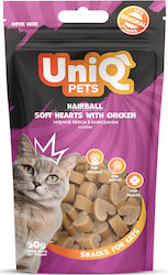 Uniq Pets Λιχουδιά Γάτας Hairball Soft Hearts Chicken 50gr Uniq Pets Λιχουδιά Γάτας Hairball Soft Hearts Chicken 50gr