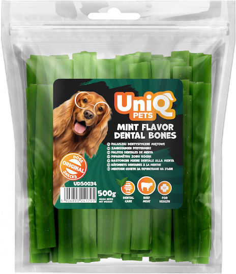 Uniq Uniq Pets Dog Treat with Herbs Rice Beef and Mint 500g