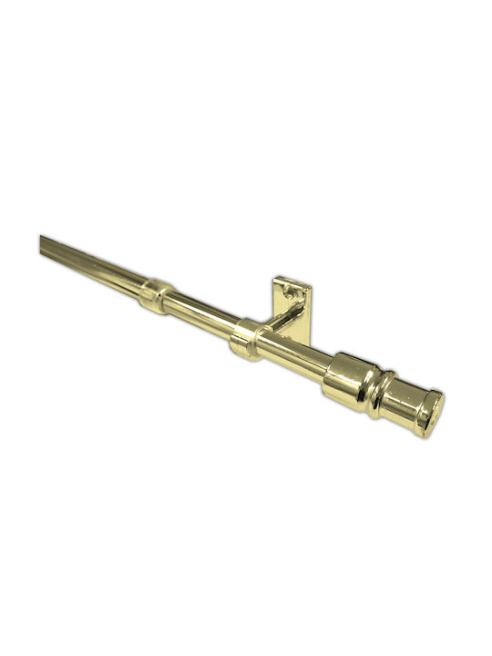 Grace Extendable Metallic Curtain Pole Single Φ...
