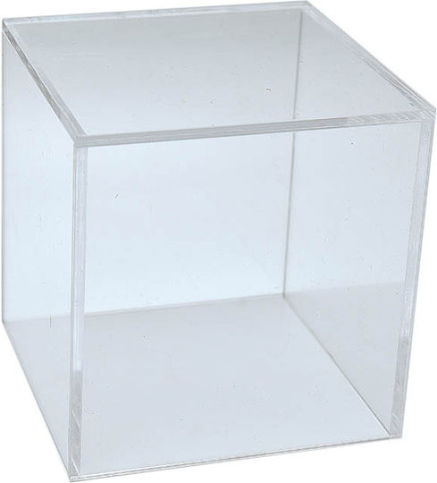 Decorative Plexiglass Transparent Cube 15cm X 15cm X 15cm C03/610003 Kaliso Kls-c03-610003