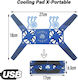 Cooling Pad for Laptop with 2 Fans Blue (0125.020)