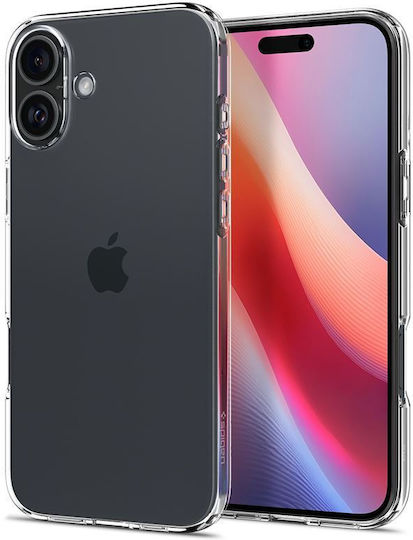 Spigen Crystal Flex Crystal Back Cover Σιλικόνης Διάφανο (iPhone 16 Plus)