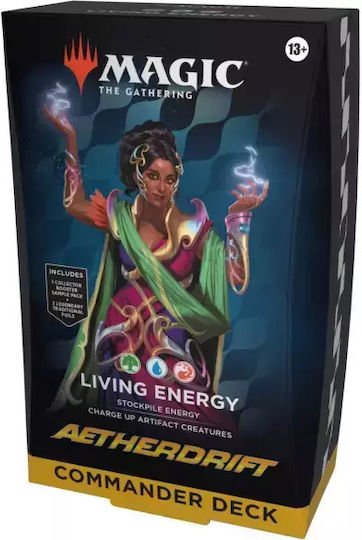 Wizards of the Coast Aetherdrift Commander Magic: The Gathering Commander-Deck Lebendige Energie (EN)