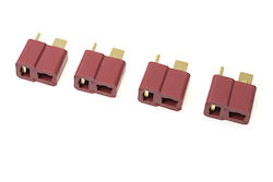 Revtec Connector Deans Gold Plated Female 4 Pcs Revetec