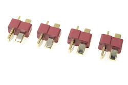 Revtec Stecker Deans vergoldet männlich 4 Stück Revetec