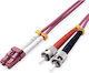 Value Value Netzwerkkabel LC-ST Optische Faser 1m Lila