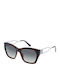 Invu Women's Sunglasses with Brown Tartaruga Frame and Gray Gradient Lens IB22500B