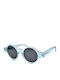 Gianfranco Ferre Unisex Sunglasses with Blue Plastic Frame and Gray Polarized Lens GFF1421 004