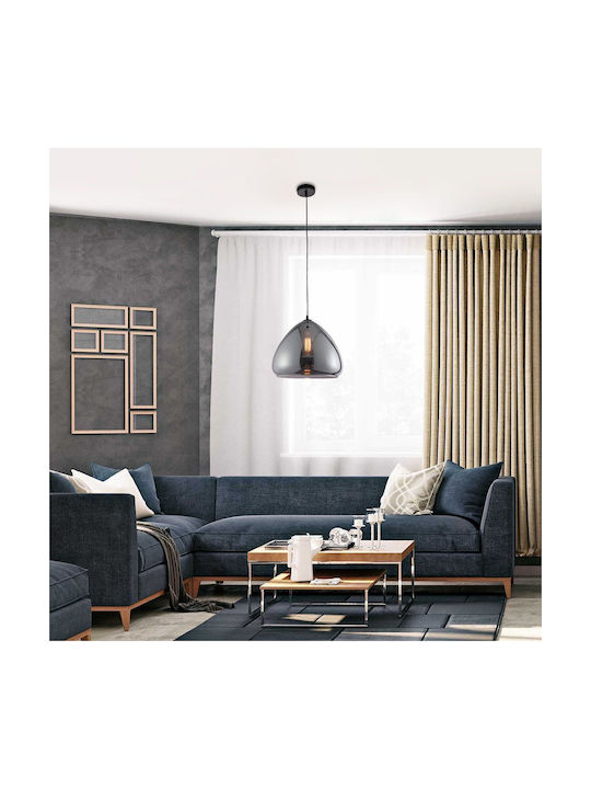 Vivalux Pendant Light Black with Socket E27 35x35x150cm