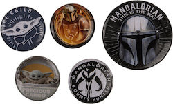 Σετ Κονκάρδες Star Wars Mandalorian 5τμχ