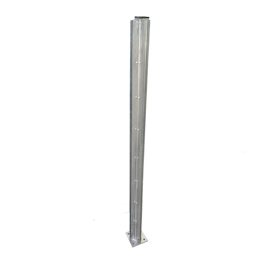 Showood Träger für Gartenzaun aus Metall 4x4x80cm 1Stück