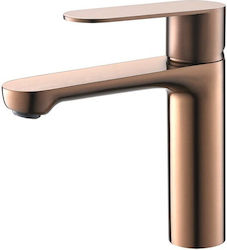 Inter Ceramic Verona Icf 111320 Mixer Brush Rose Gold Sink Matte Standing 17 Cm Rose Gold