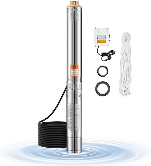 Vevor Μονοφασική Αντλία Πηγαδιού 0.73hp SJQSB1100W403CHOEV2