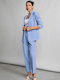 Pop Honey Blazer pentru femei Sacou Baby Blue