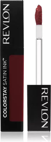 Revlon Colorstay Satin Υγρό Κραγιόν Satin N°021 Partner In Wine 5ml