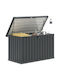 Outsunny Cutie de depozitare pentru exterior Metalic 400lt Gri L124xW66xH72buc