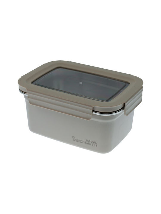Viosarp Inox Lunch Box Silver 1500ml