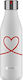 Les Artistes Flasche Thermosflasche Rostfreier Stahl 500ml Love Mat