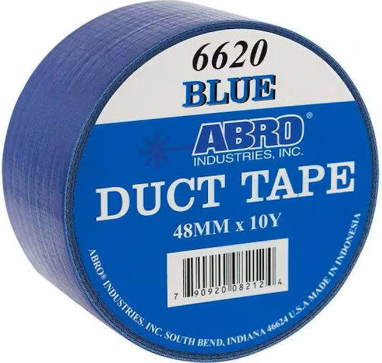 Abro 6620 Duct Tape Υφασμάτινη Ταινία 48mm 10m Μπλε