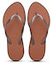 Slim Point Flip Flops in Silver Color