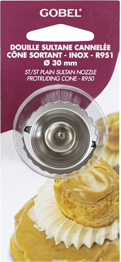 Gobel Μύτη για Κορνέ Ζαχαροπλαστικής Inox LT.GLR951-C
