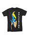 Ανδρικό Μπλουζάκι Μαύρο Wolverine Dp0339
