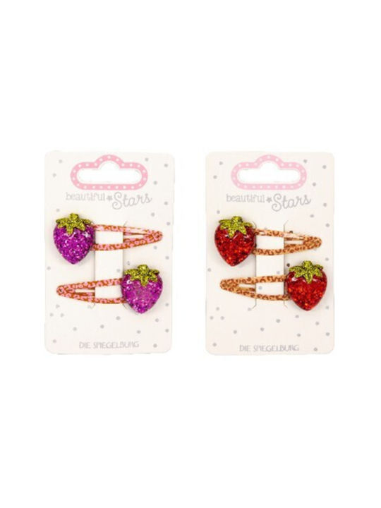 Hairclips Strawberries D18