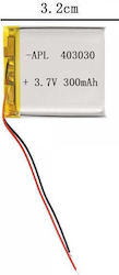 Baterie Li-Po 3.7V 300mAh Pentru Vehicul RC