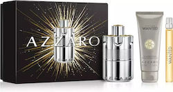 Azzaro Wanted Ανδρικό Σετ με Eau de Parfum 3τμχ