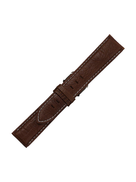 KOSTELO Lederriemen Braun 18mm