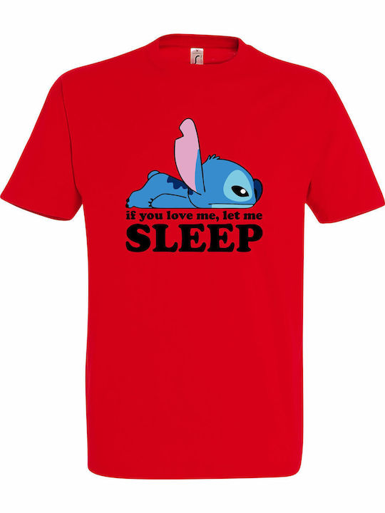 T-shirt Unisex " Stitch If You Love Me Let Me S...