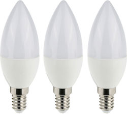 Wellio LED 5.5W E14 Ψυχρό Λευκό 3τμχ