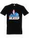 Tricou pentru copii Black Stitch, If You Love Me Let Me Sleep, Cute Stitch