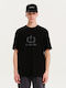 T-shirt Μαύρο