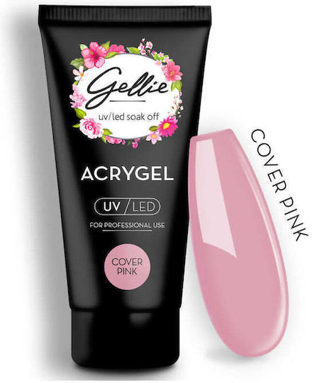 Gellie Cover Acrygel Νυχιών Ροζ 60ml