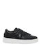 Herren Sneakers Black Leather