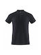 Axon Safety Κοντομάνικη Μπλούζα Polo Unisex Μαύρη Isla Axon 7.907-black