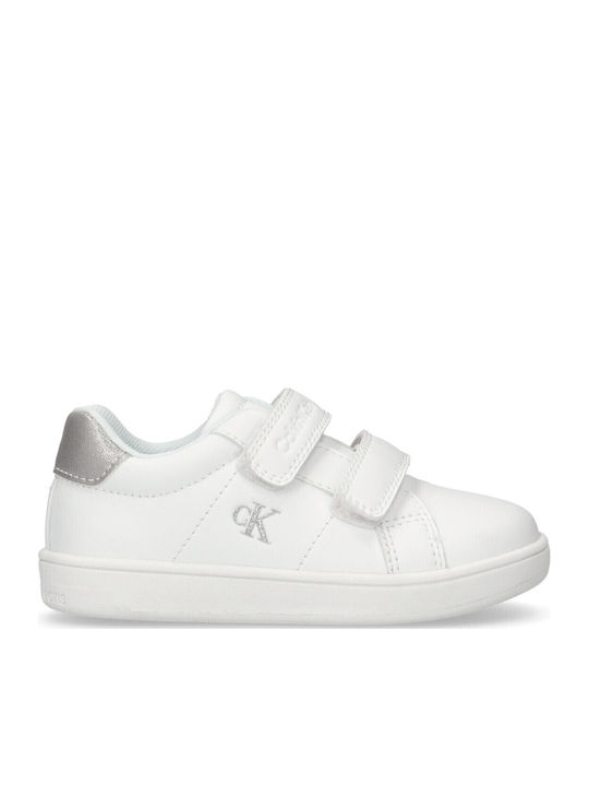 Παιδικά Sneakers με Σκρατς Λευκά