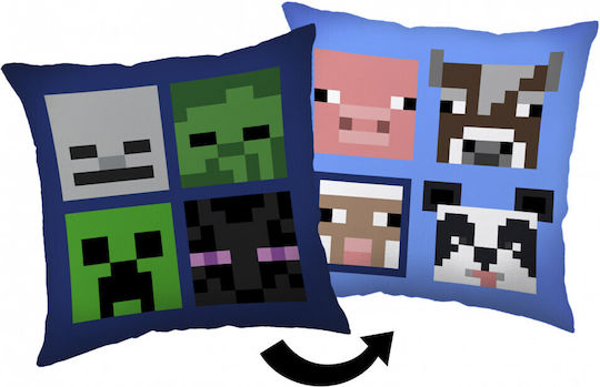 Minecraft Bad Mobs Cushion Decorative Pillow 40*40 Cm