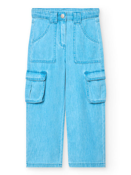 Boboli Kids' Jeans Trousers Blue 411017-Blue