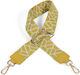Verstellbarer Taschenriemen Lederdetails Gelb G
