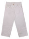 Kids' Fabric Pants white