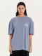 Oasis Resort Γυναικείο Oversized T-shirt Λιλά