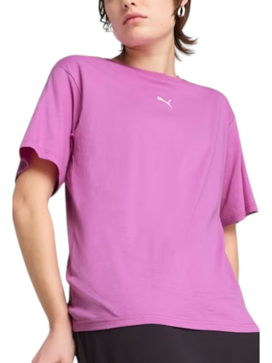 PUMA Essentials Women's Athletic T-shirt Purple