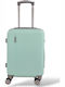 Playbags Cabin Travel Suitcase Hard Bay Leaf Mint with 4 Wheels Height 52cm ps1867-18